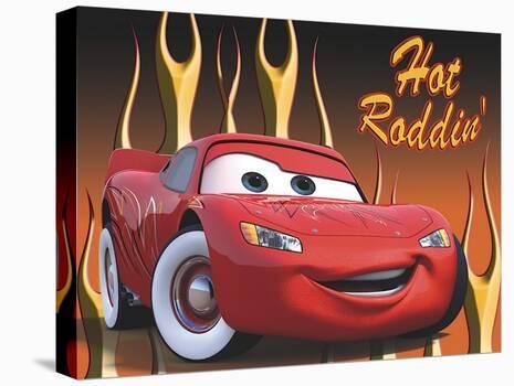 Canvas print Cars - Lightning Mcqueen Sideshot