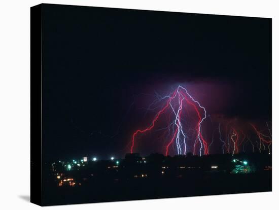 Lightning Over Boulder, CO-Chris Rogers-Premier Image Canvas
