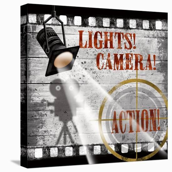 Lights! Camera! Action!-Conrad Knutsen-Stretched Canvas