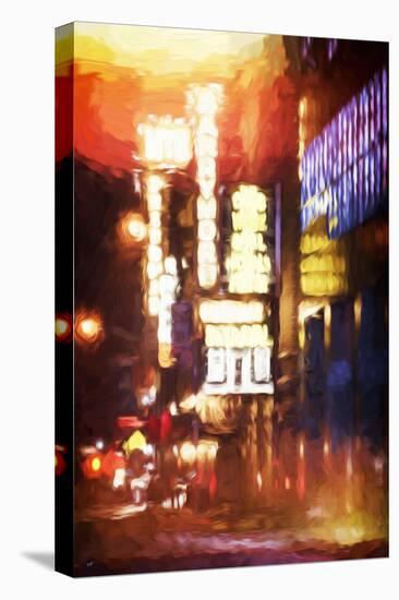 Lights of Broadway - In the Style of Oil Painting-Philippe Hugonnard-Premier Image Canvas