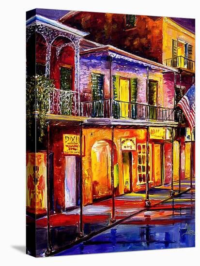 Lights on Bourbon Street-Diane Millsap-Stretched Canvas