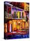 Lights on Bourbon Street-Diane Millsap-Stretched Canvas