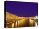 Lights Reflect on the Arno River, Pisa, Italy-Dennis Flaherty-Premier Image Canvas