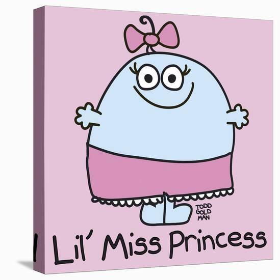 Lil Miss Princess-Todd Goldman-Stretched Canvas