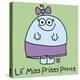 Lil Miss Prissy Pants-Todd Goldman-Stretched Canvas