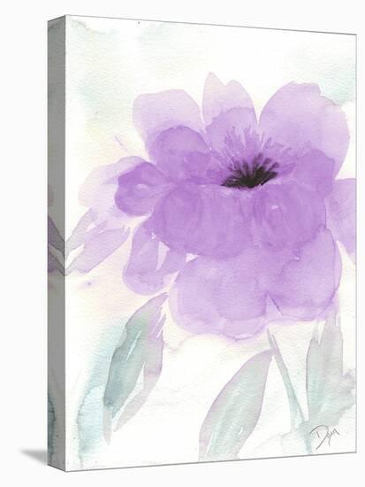 Lilac Peony I-Beverly Dyer-Stretched Canvas