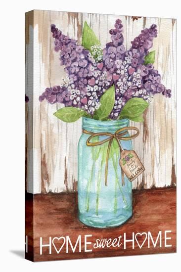 Lilacs Home Sweet Home Jar-Melinda Hipsher-Premier Image Canvas