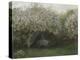 Lilas, temps gris, ou Le repos sous les lilas, jardin de Monet à Argenteuil-Claude Monet-Premier Image Canvas
