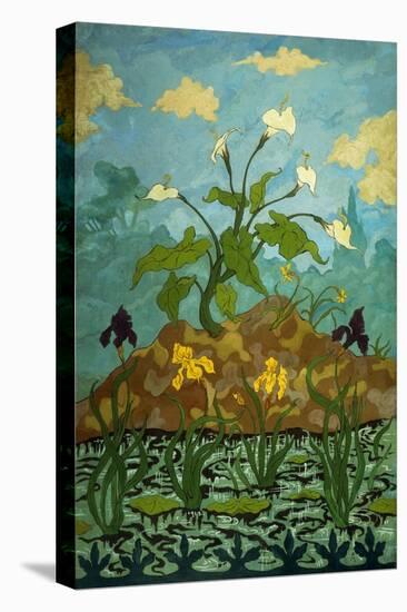 Lilies, Purple and Yellow Irises; Aromes, Iris Violets Et Jaunes, 1899-Paul Ranson-Premier Image Canvas