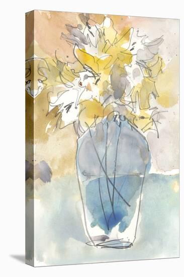 Lilium in Vase II-Samuel Dixon-Stretched Canvas