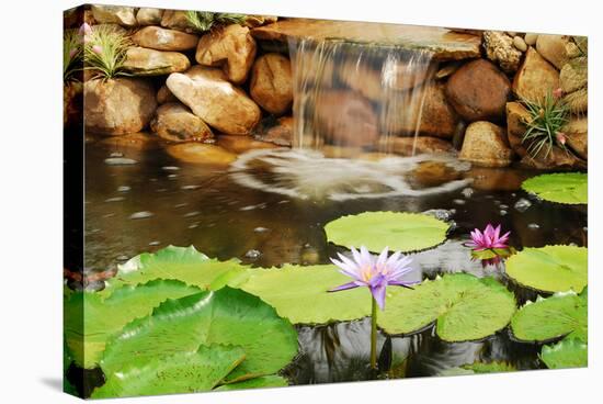 Lilly Pond-Jan Michael Ringlever-Stretched Canvas