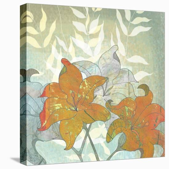 Lily Textures-Jan Weiss-Stretched Canvas