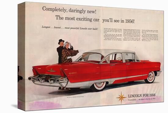 Lincoln 1956 - Daringly New-null-Stretched Canvas