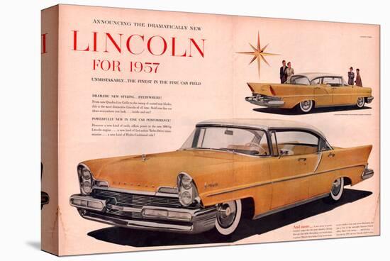 Lincoln 1957- Dramatically New-null-Stretched Canvas