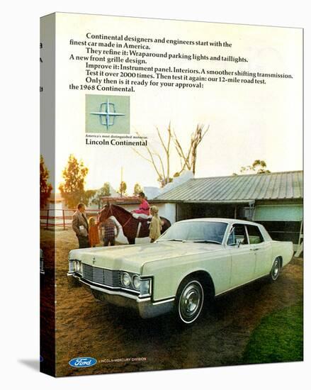 Lincoln 1968 Distinguished Car-null-Stretched Canvas