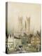 Lincoln Cathedral, 19th Century-Peter De Wint-Premier Image Canvas