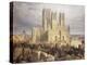 Lincoln Cathedral-Frederick Mackenzie-Premier Image Canvas