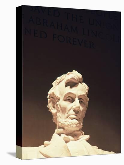 Lincoln Memorial, Abraham Lincoln Memorial Statue, Washington DC, USA-Walter Bibikow-Premier Image Canvas