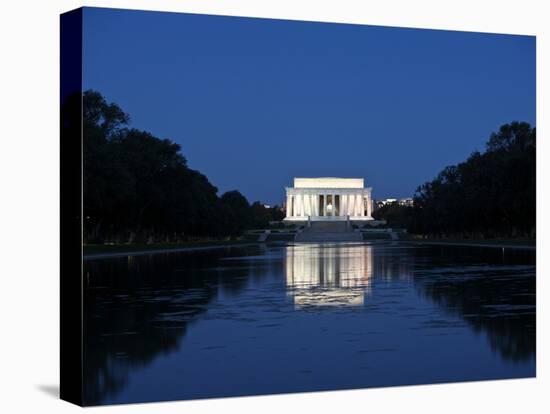 Lincoln Memorial Reflection in Pool, Washinton D.C., USA-Stocktrek Images-Premier Image Canvas
