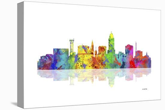 Lincoln Nebraska Skyline 1-Marlene Watson-Premier Image Canvas