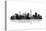 Lincoln Nebraska Skyline BG 1-Marlene Watson-Premier Image Canvas