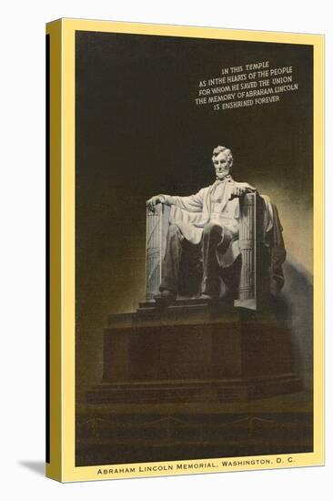 Lincoln Statue, Washington D.C.-null-Stretched Canvas