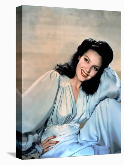 Linda Darnell dans les annees 40 in the 40's (photo)-null-Stretched Canvas