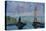 Lindau Lake Constance Harbour Entrance with Lion-Markus Bleichner-Stretched Canvas