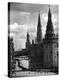 Line of Russians Along Street in Front of the Kremlin-Margaret Bourke-White-Premier Image Canvas