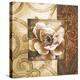 Linen Roses II-Linda Thompson-Stretched Canvas