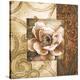 Linen Roses II-Linda Thompson-Stretched Canvas