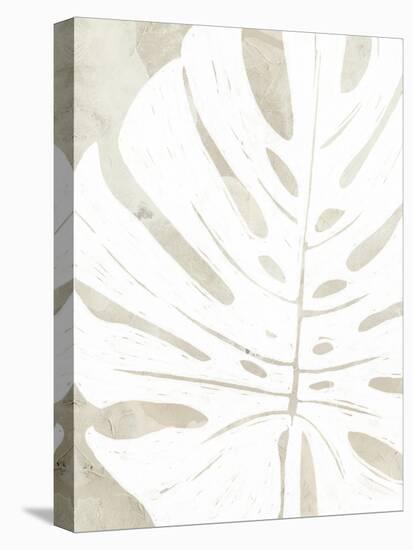 Linen Tropical Silhouette I-June Vess-Stretched Canvas