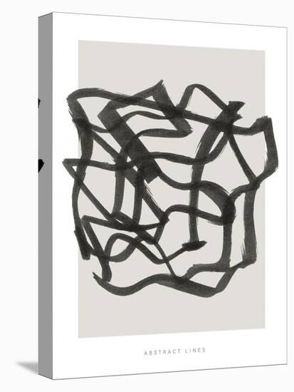 Lines 1-Design Fabrikken-Stretched Canvas