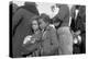 Lining up for food at mealtime in the camp for flood refugees, Forrest City, Arkansas, 1937-Walker Evans-Premier Image Canvas