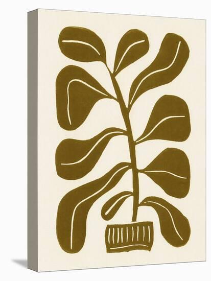 Linocut Houseplant #2-Alisa Galitsyna-Premier Image Canvas