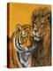 Lion and Tiger-Harro Maass-Premier Image Canvas