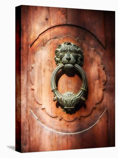 Lion Face Door Knocker in Florence-George Oze-Premier Image Canvas