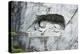 Lion Monument by Lucas Ahorn for Swiss Soldiers Who Died in the French Revolution-Christian Kober-Premier Image Canvas