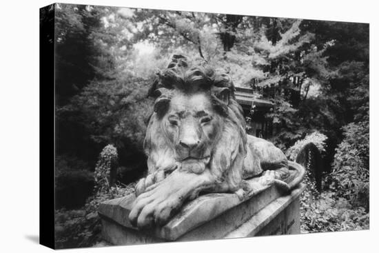 Lion Monument to Richard Charles Bostock, Abney Park Cemetery, London, England-Simon Marsden-Premier Image Canvas