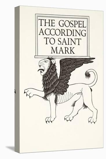 Lion of St Mark, 1931-Eric Gill-Premier Image Canvas