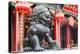 Lion Statue at Wong Tai Sin Temple, Wong Tai Sin, Kowloon, Hong Kong, China, Asia-Ian Trower-Premier Image Canvas