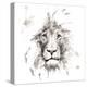 Lion-Philippe Debongnie-Stretched Canvas