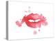 Lip Splash-Alicia Zyburt-Stretched Canvas