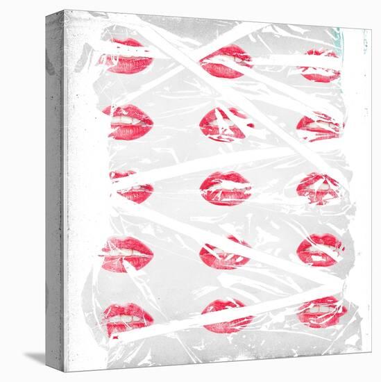 Lips, 2017 (Collage on Canvas)-Teis Albers-Premier Image Canvas