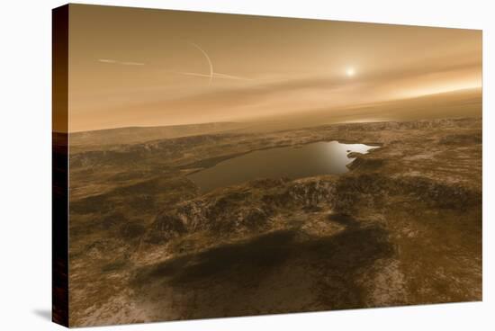 Liquid Hydrocarbons on Titan, Artwork-Detlev Van Ravenswaay-Premier Image Canvas