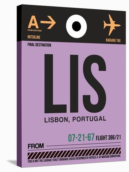 LIS Lisbon Luggage Tag I-NaxArt-Stretched Canvas