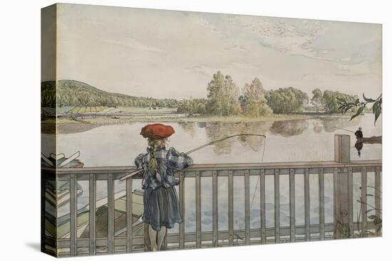 Lisbeth Angling, from 'A Home' series, c.1895-Carl Larsson-Premier Image Canvas
