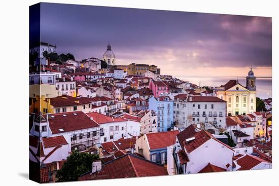 Lisbon, Portugal Skyline at Alfama, the Oldest District of the City-Sean Pavone-Premier Image Canvas