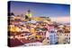 Lisbon, Portugal Twilight Cityscape at the Alfama District-Sean Pavone-Premier Image Canvas