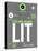 LIT Little Rock Luggage Tag II-NaxArt-Stretched Canvas